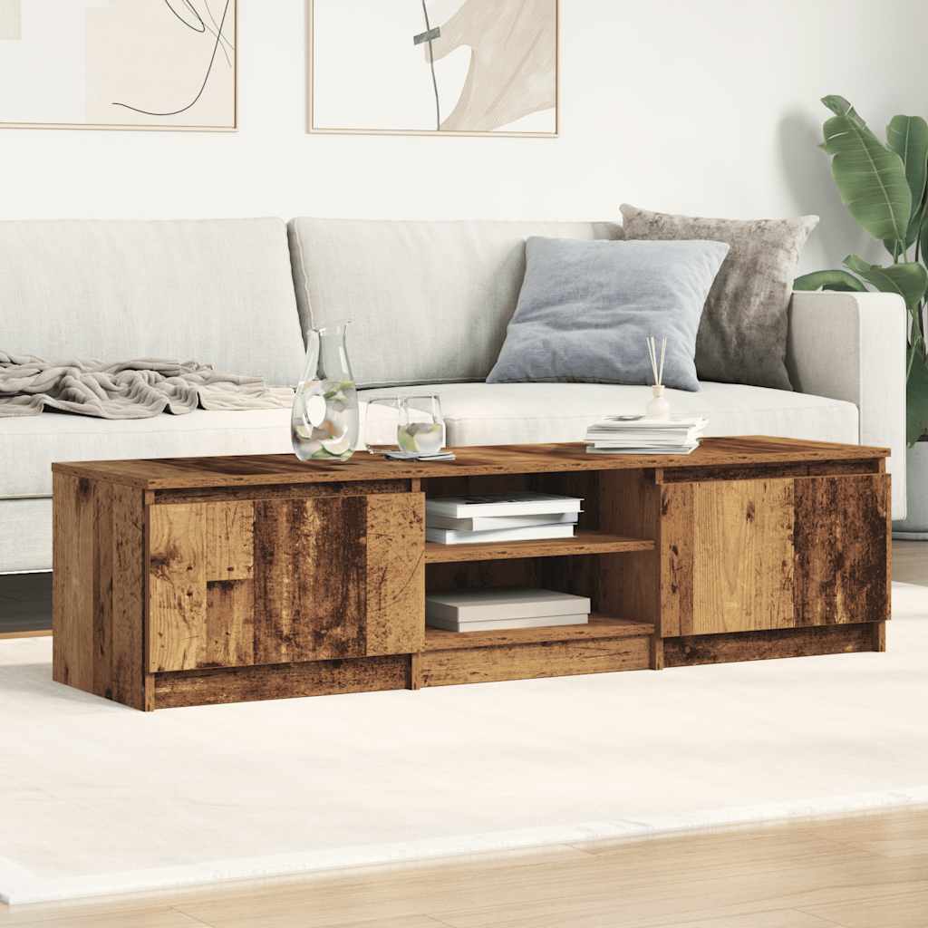 TV-skab gammelt træ 140x40x36 cm konstrueret træ