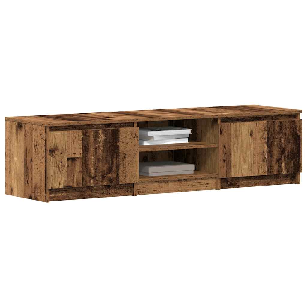 TV-skab gammelt træ 140x40x36 cm konstrueret træ