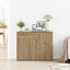 skænk 88x30x70 cm konstrueret træ kunsteg