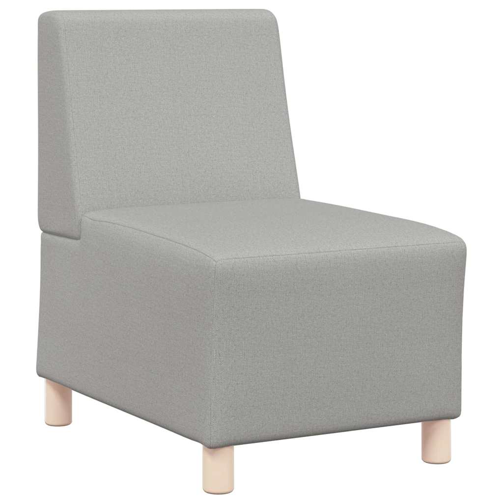 Modulsofa enhed uden arme Skygrå 55 x 74 x 82 cm Stof