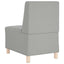 Modulsofa enhed uden arme Skygrå 55 x 74 x 82 cm Stof