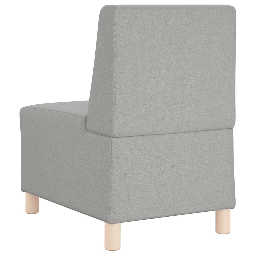 Modulsofa enhed uden arme Skygrå 55 x 74 x 82 cm Stof