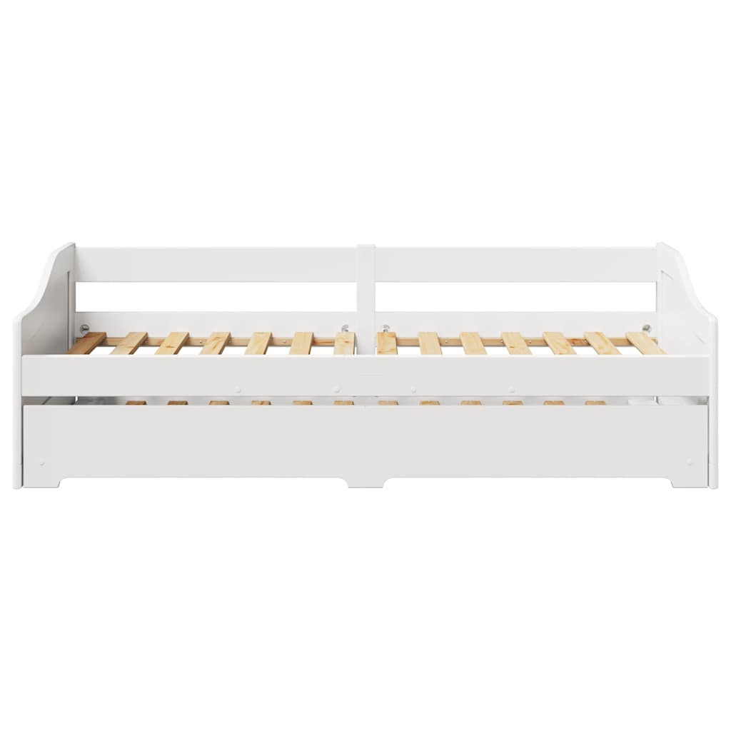 daybed med trusse uden madras IRUN 90x200 cm hvid