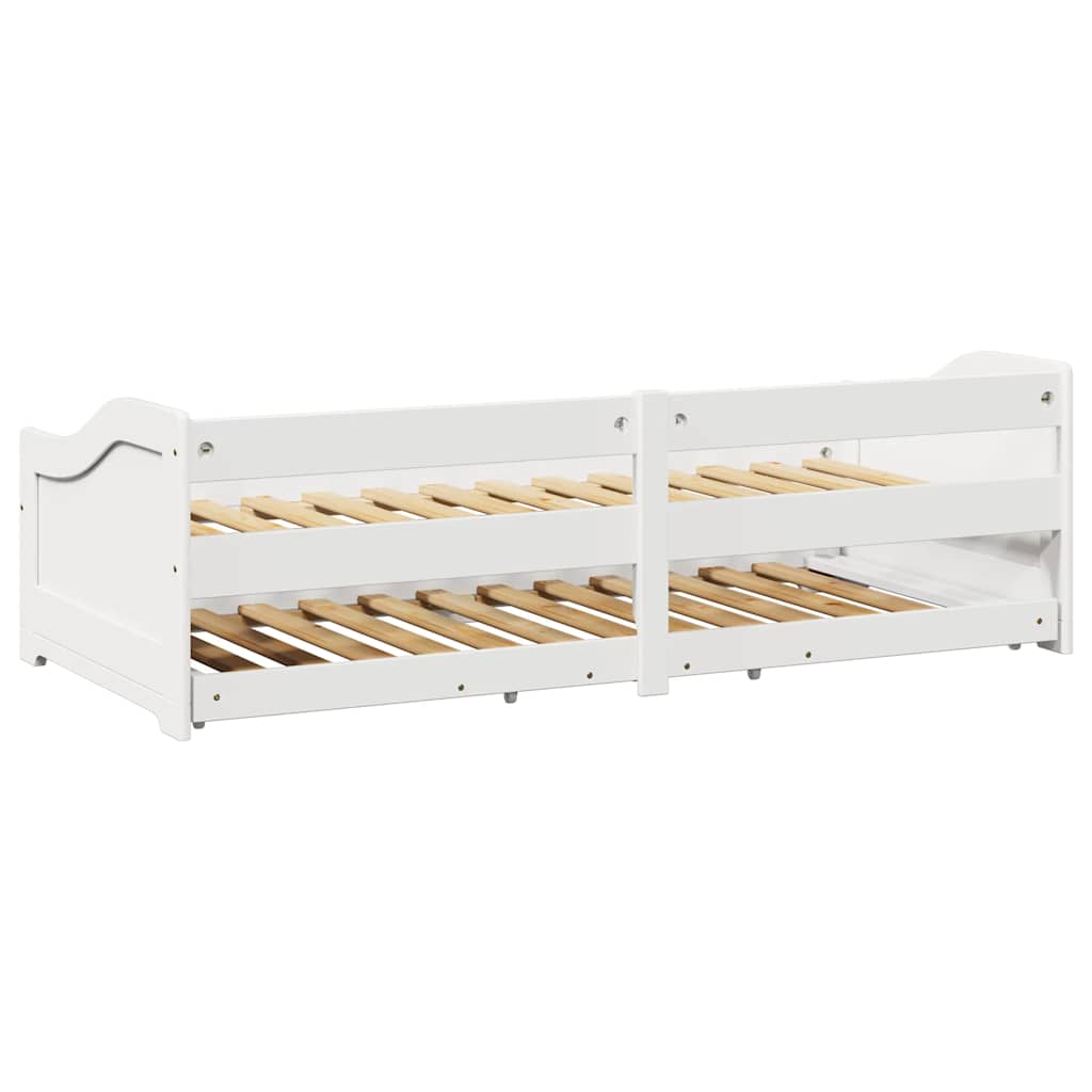 daybed med trusse uden madras IRUN 90x200 cm hvid