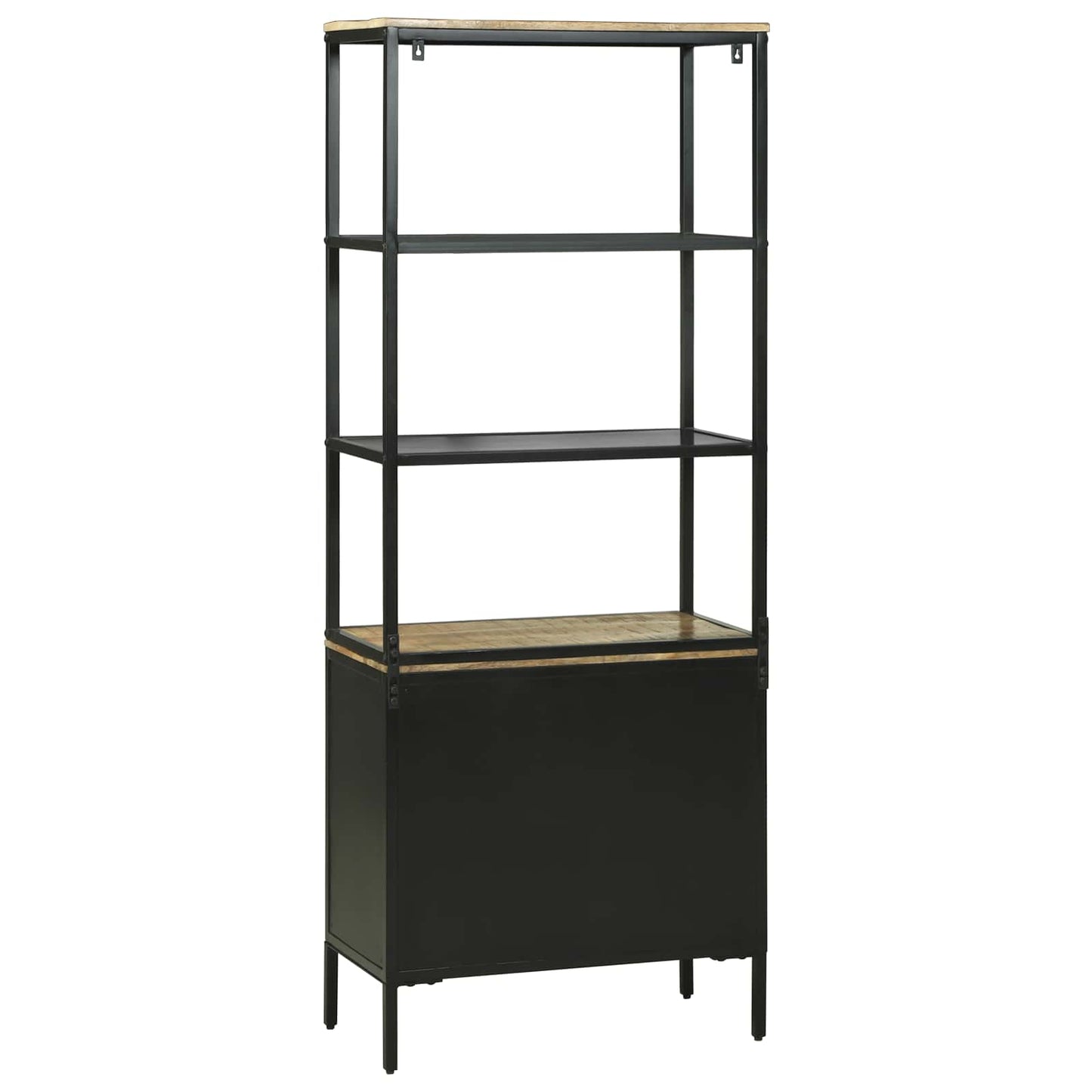 Highboard med skuffe Brun 70 x 35 x 180 cm Massivt mangotræ