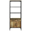 Highboard med skuffe Brun 70 x 35 x 180 cm Massivt mangotræ