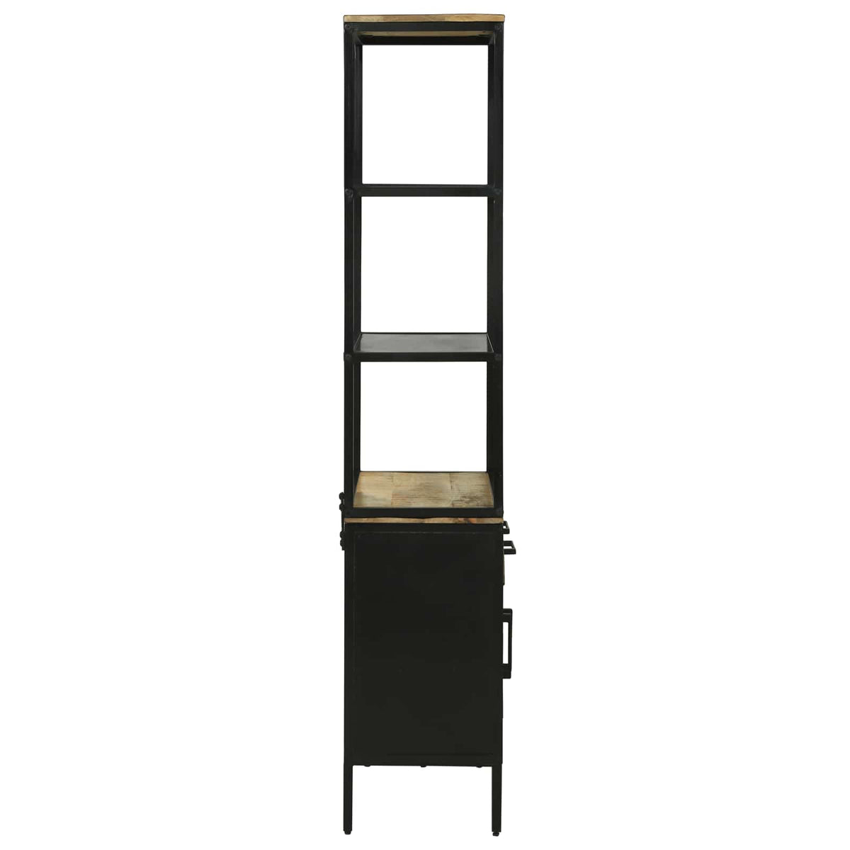 Highboard med skuffe Brun 70 x 35 x 180 cm Massivt mangotræ