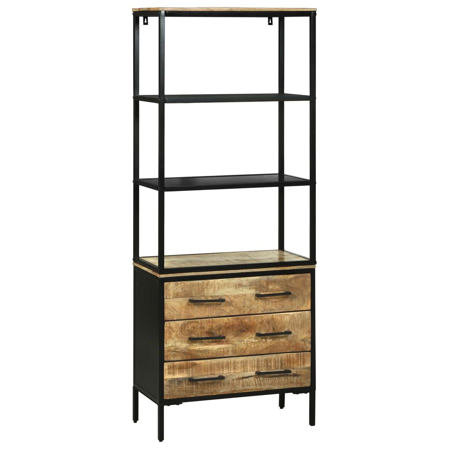 Highboard med skuffe Brun 70 x 35 x 180 cm Massivt mangotræ