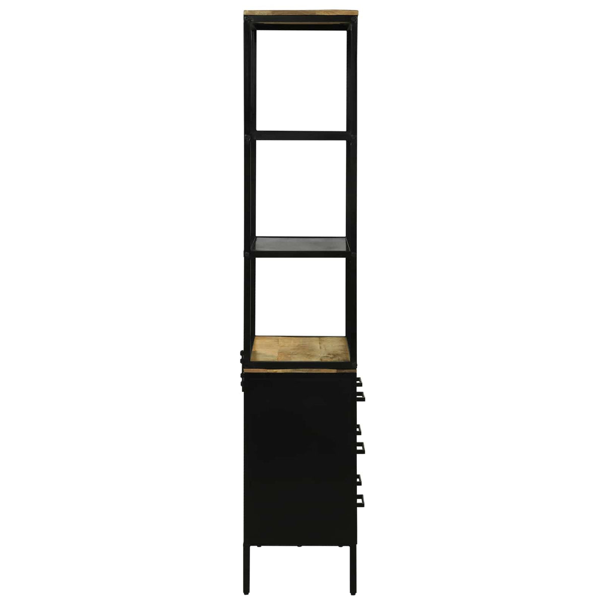 Highboard med skuffe Brun 70 x 35 x 180 cm Massivt mangotræ