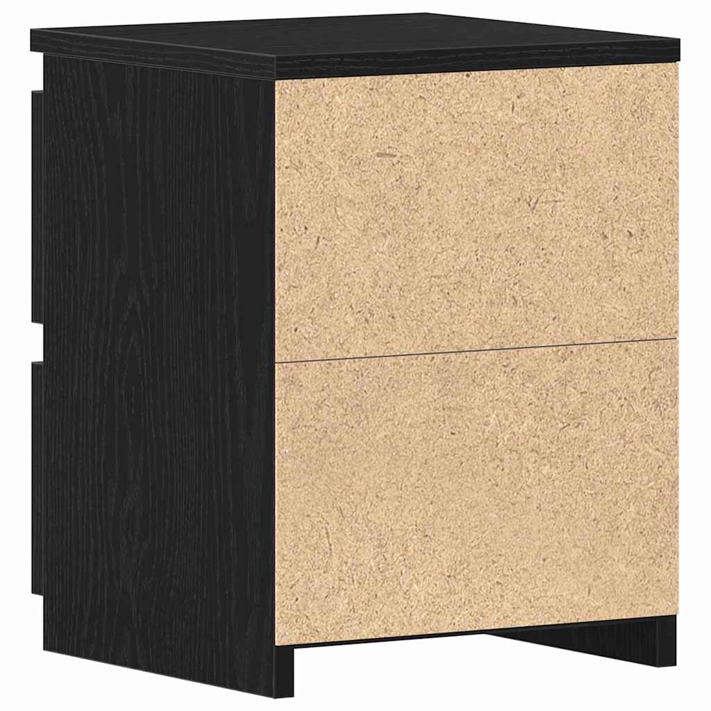 Natskab 2 stk. Sort eg 30 x 30 x 40 cm Konstrueret træ