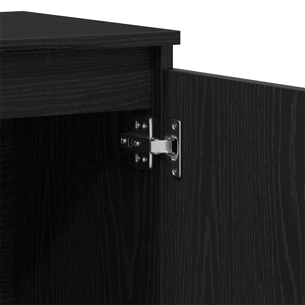 Sideboard Sort 102 x 35 x 60 cm Konstrueret træ
