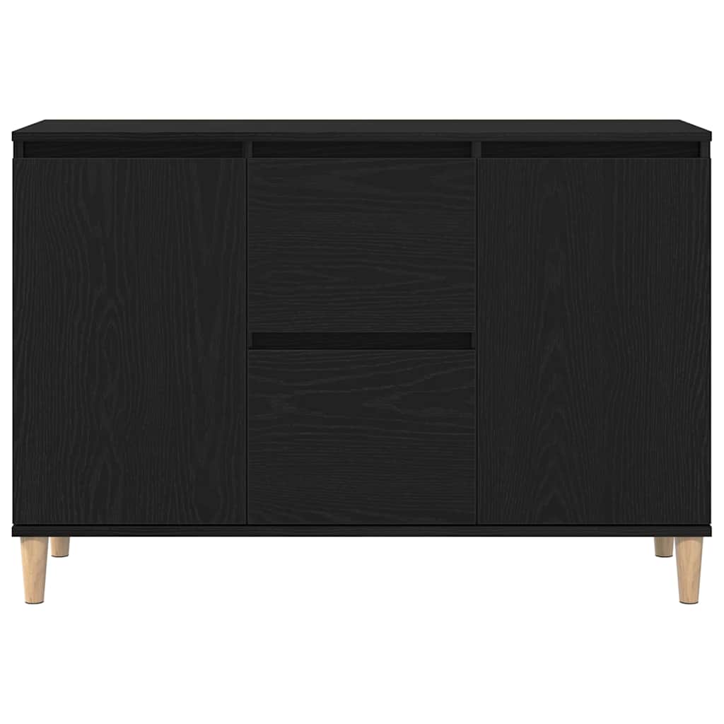 Sideboard Sort 102 x 35 x 60 cm Konstrueret træ