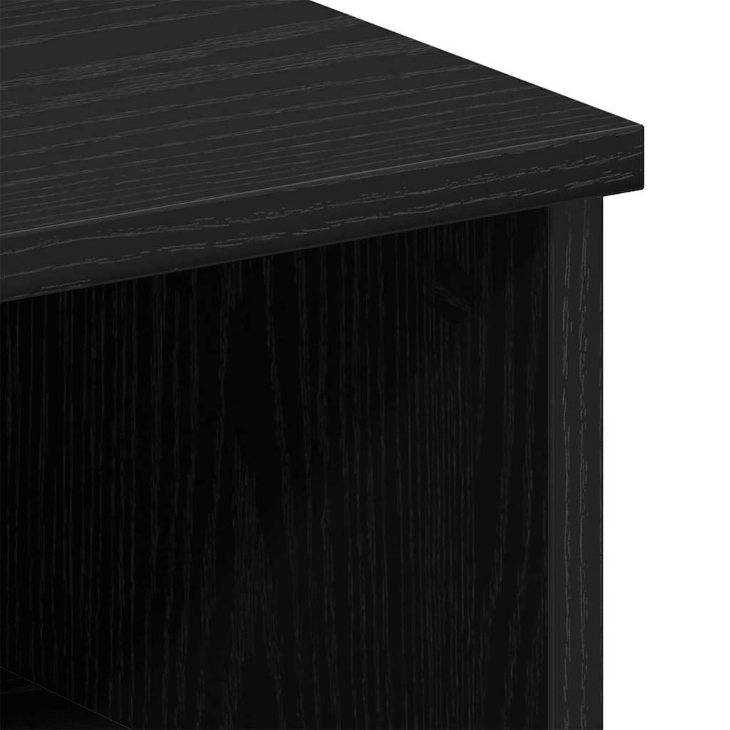 Natbord 2 stk. Sort eg 50 x 32 x 60cm Konstrueret træ