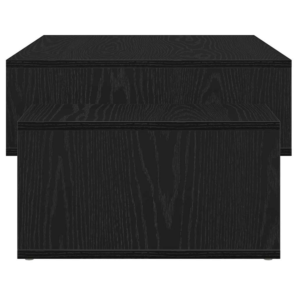 sofabord 105x55x32 cm konstrueret træ sort egetræsfarve