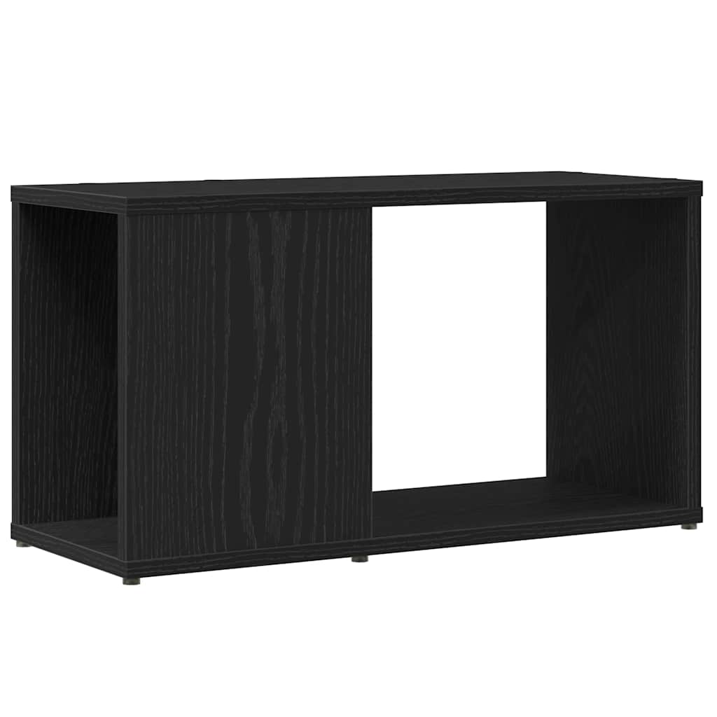tv-bord 60x24x32 cm konstrueret træ sort egetræsfarve