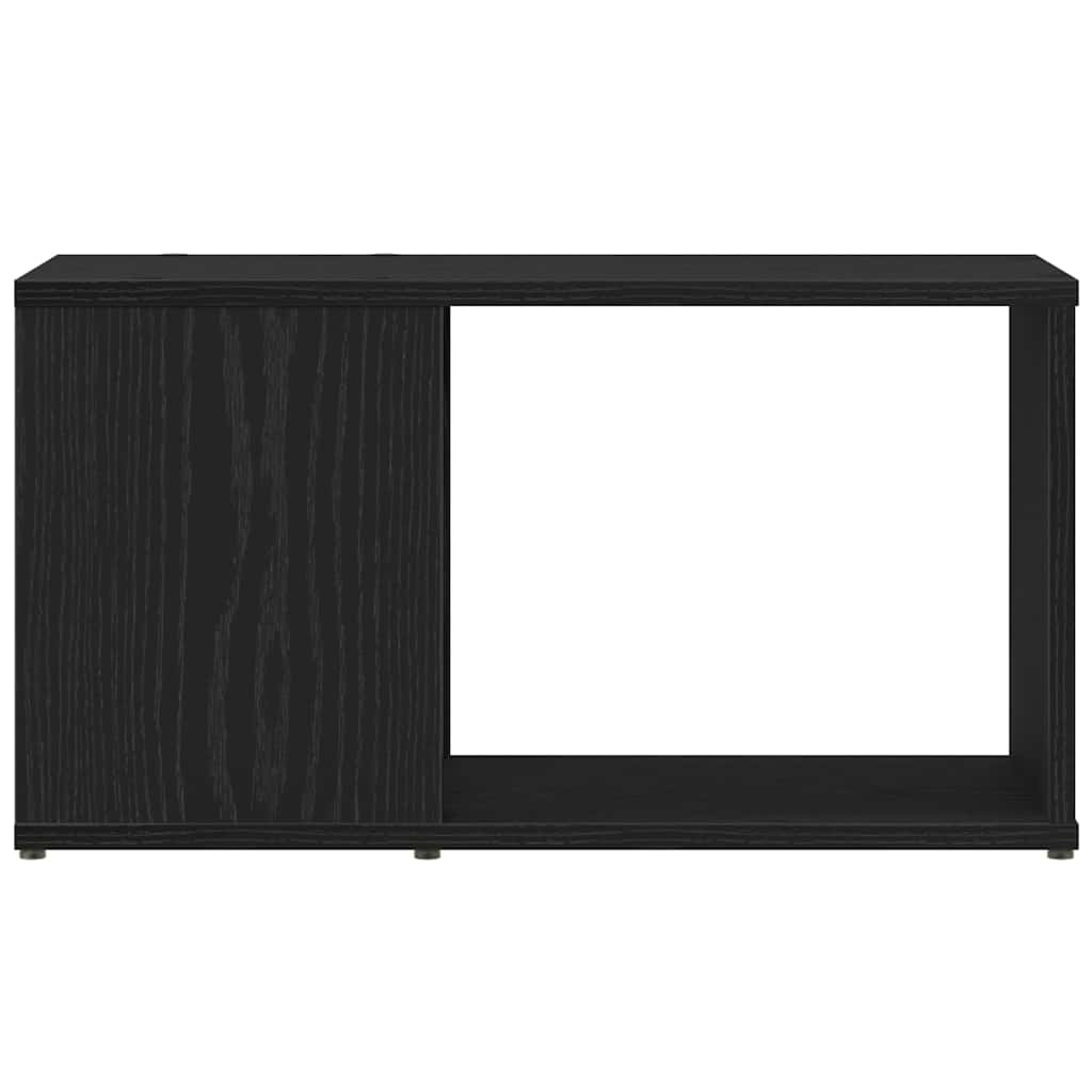 tv-bord 60x24x32 cm konstrueret træ sort egetræsfarve