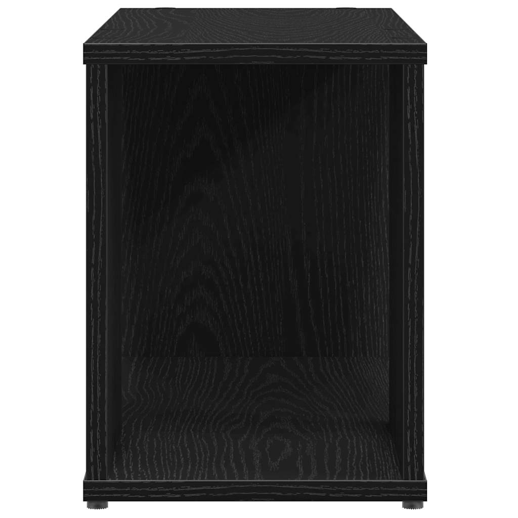 tv-bord 60x24x32 cm konstrueret træ sort egetræsfarve