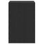 skrivebord 101x50x76,5 cm konstrueret træ sort egetræsfarve