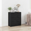 Sideboard Sort eg 60 x 30 x 70 cm Konstrueret træ