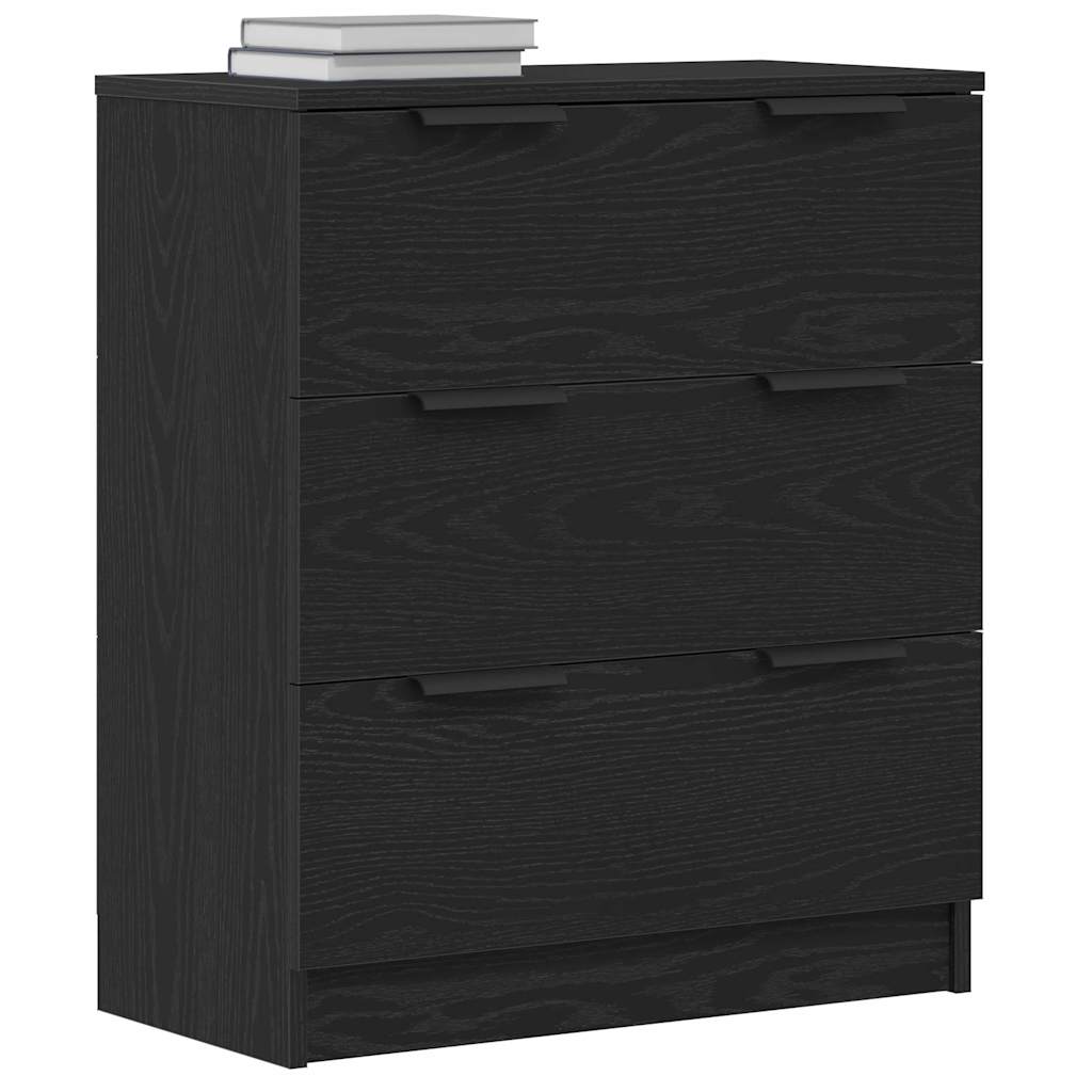 Sideboard Sort eg 60 x 30 x 70 cm Konstrueret træ
