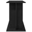 akvariestativ sort egetræ 120x40x60 cm konstrueret træ