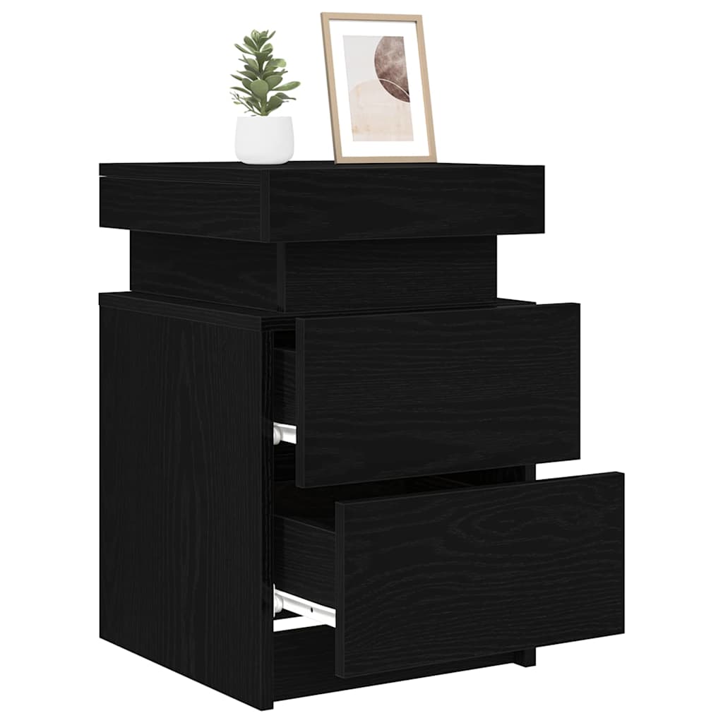 Natskab Sort eg 35 x 39 x 55 cm Konstrueret træ