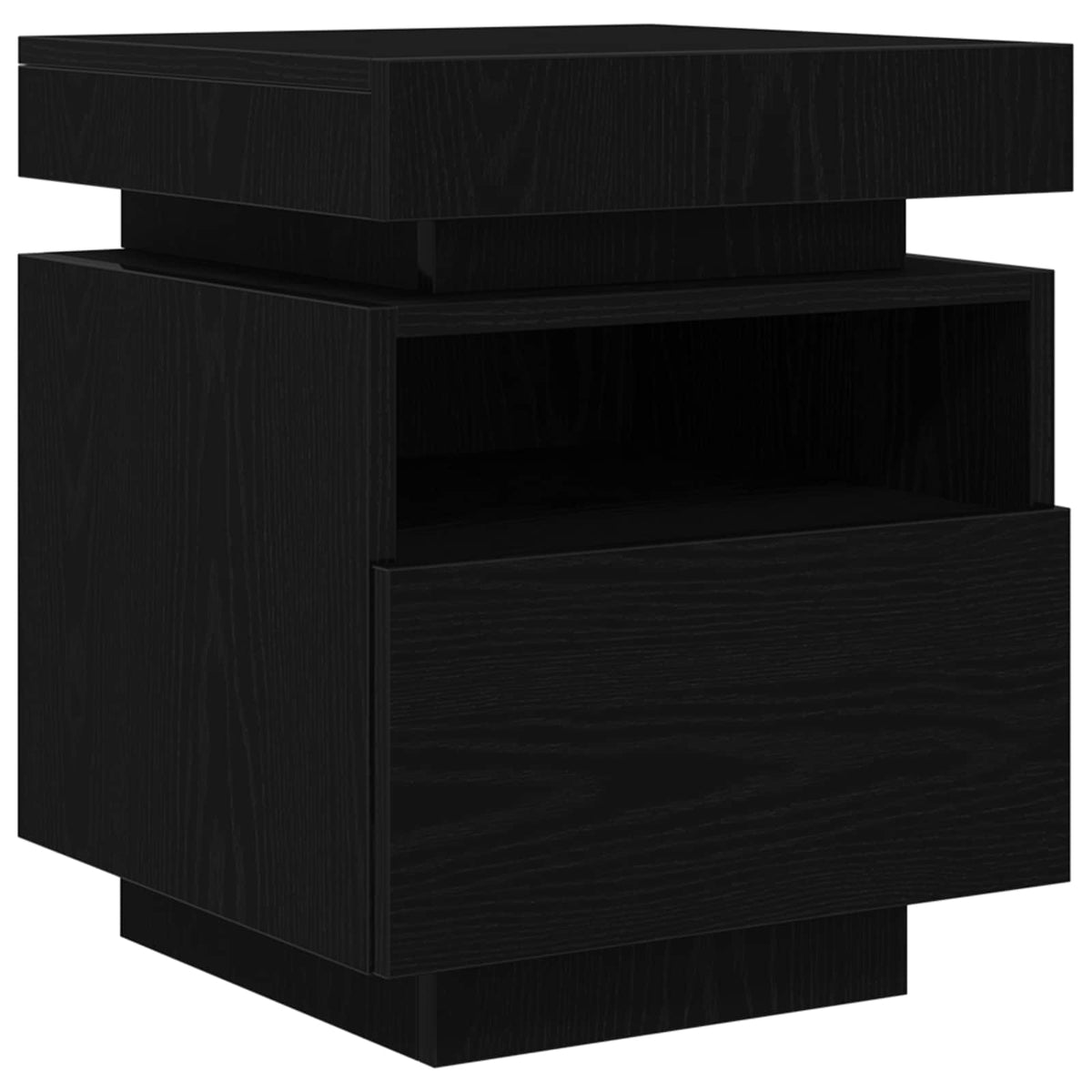 Natskab Sort eg 40 x 39 x 48,5 cm Konstrueret træ