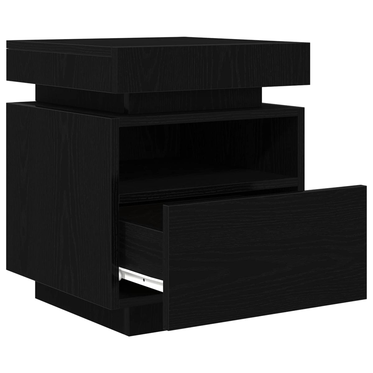 Natskab Sort eg 40 x 39 x 48,5 cm Konstrueret træ
