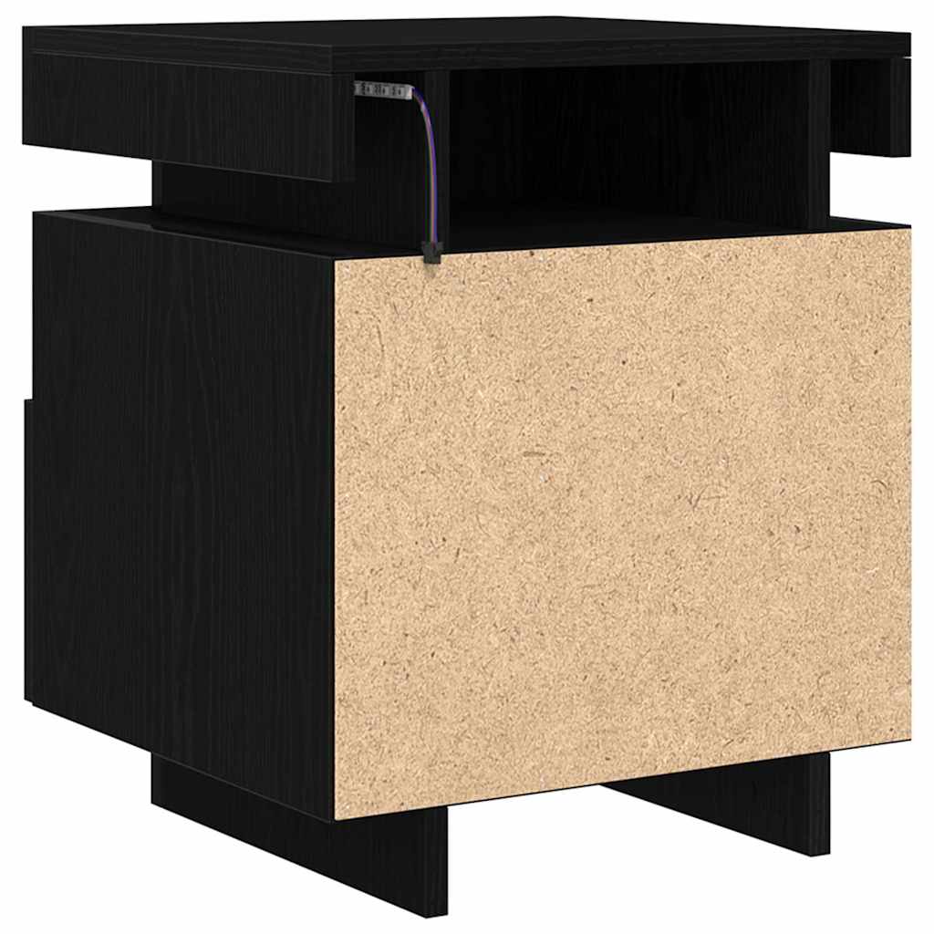 Natskab Sort eg 40 x 39 x 48,5 cm Konstrueret træ