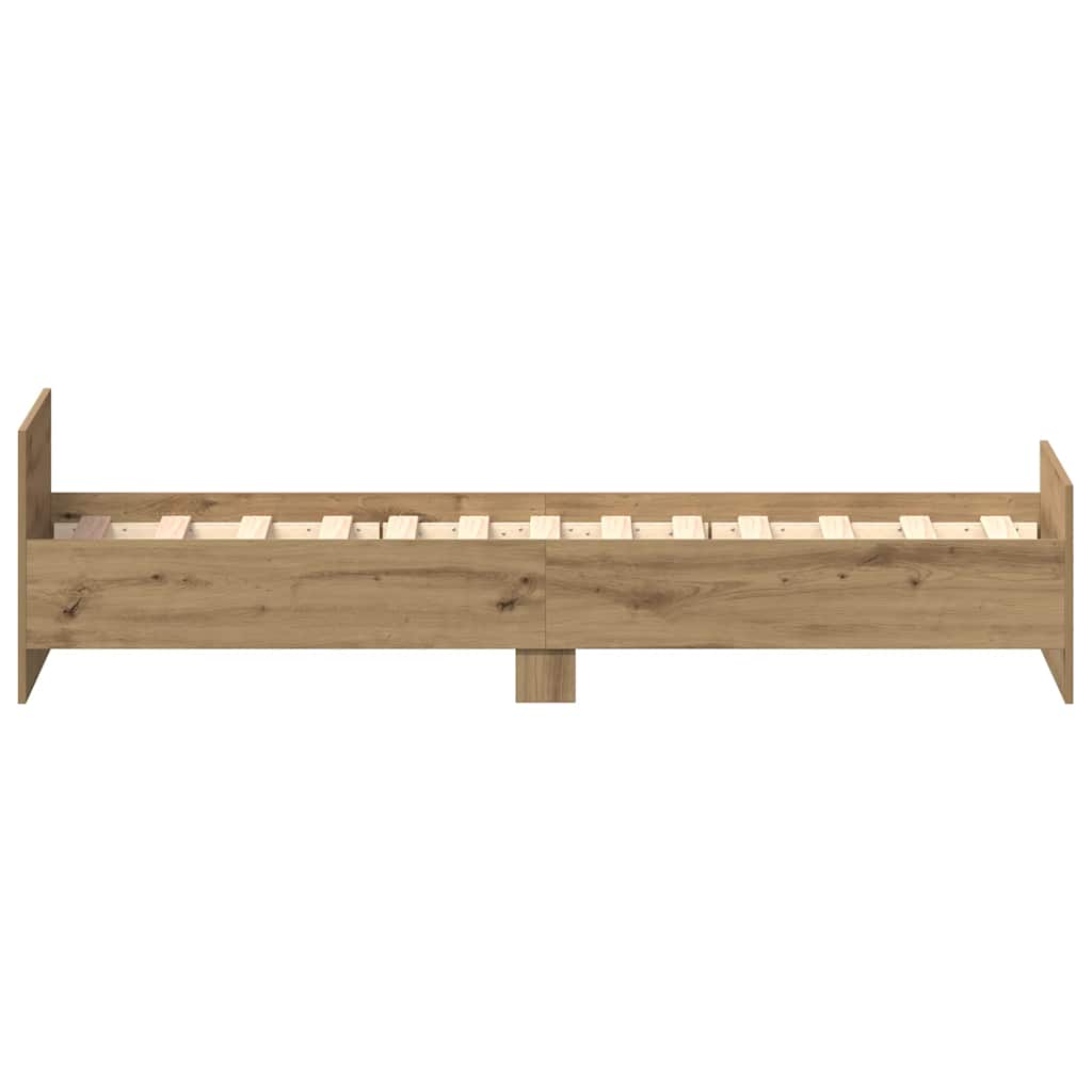 sengeramme 75x190 cm uden madras konstrueret træ kunsteg