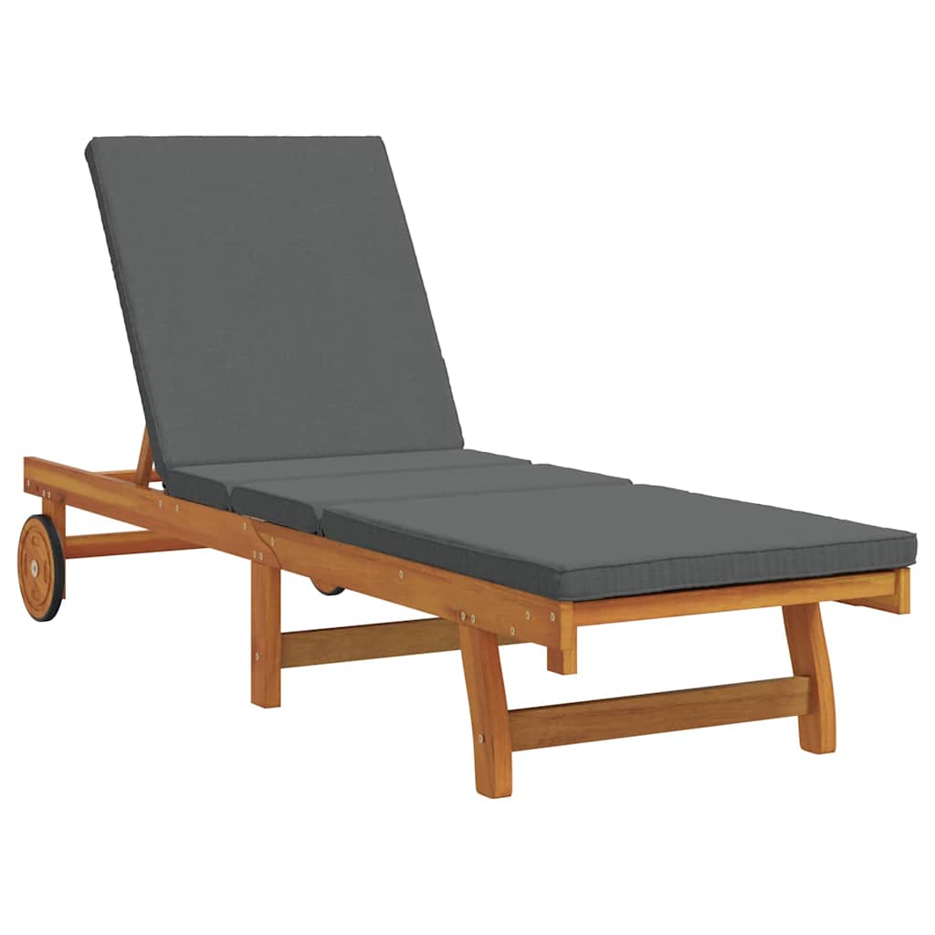 Solstol Brun 199 x 63 x 85 cm Massivt Akacietræ