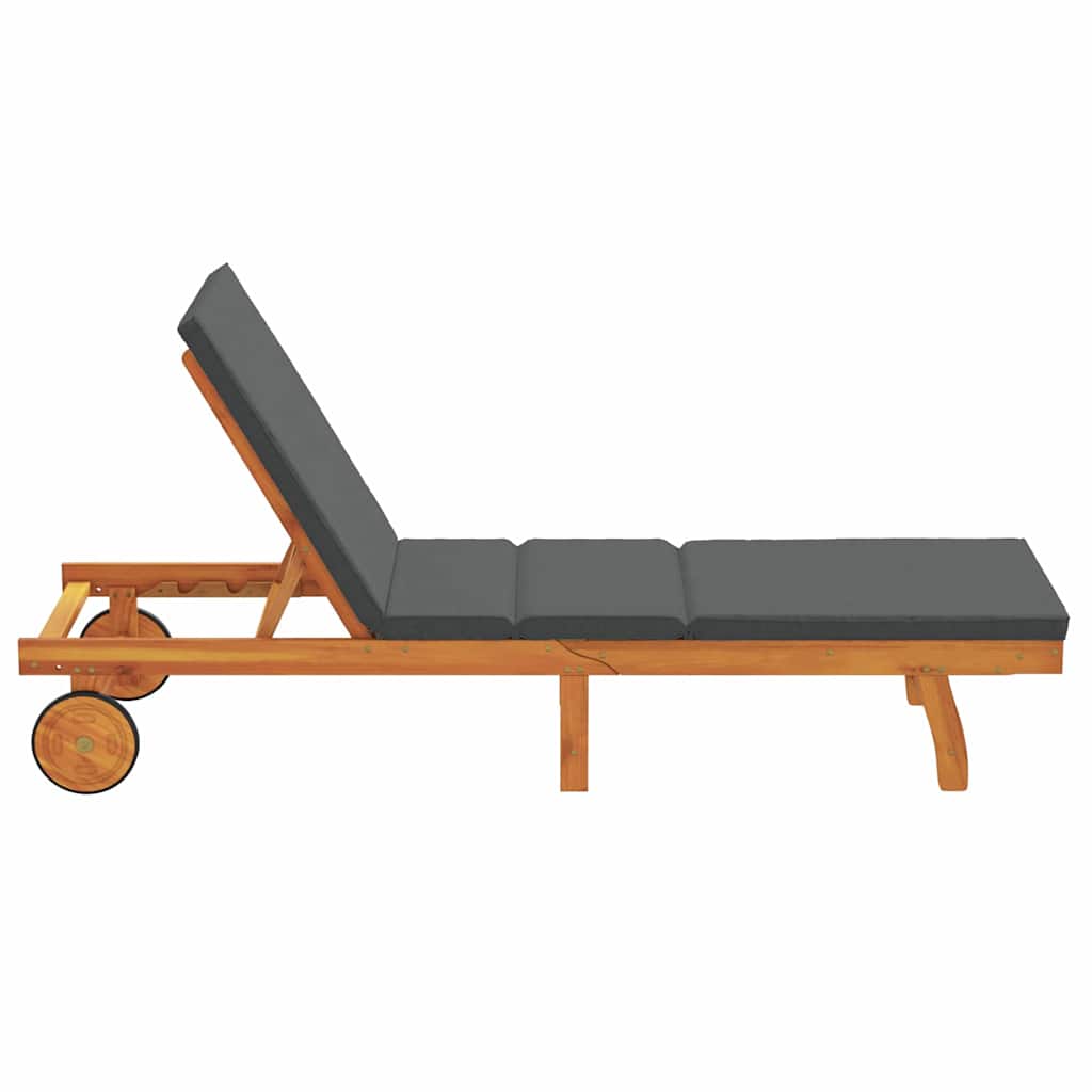 Solstol Brun 199 x 63 x 85 cm Massivt Akacietræ