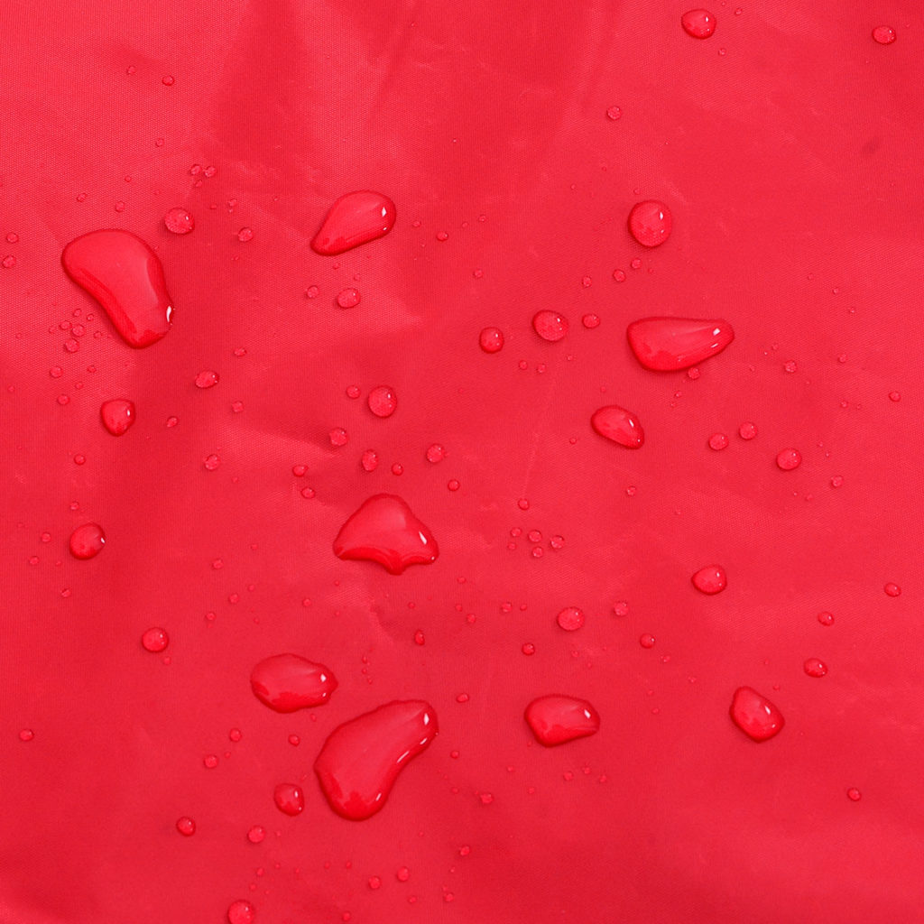 Hunderegnfrakke med refleksstriber polyester 2XL rød