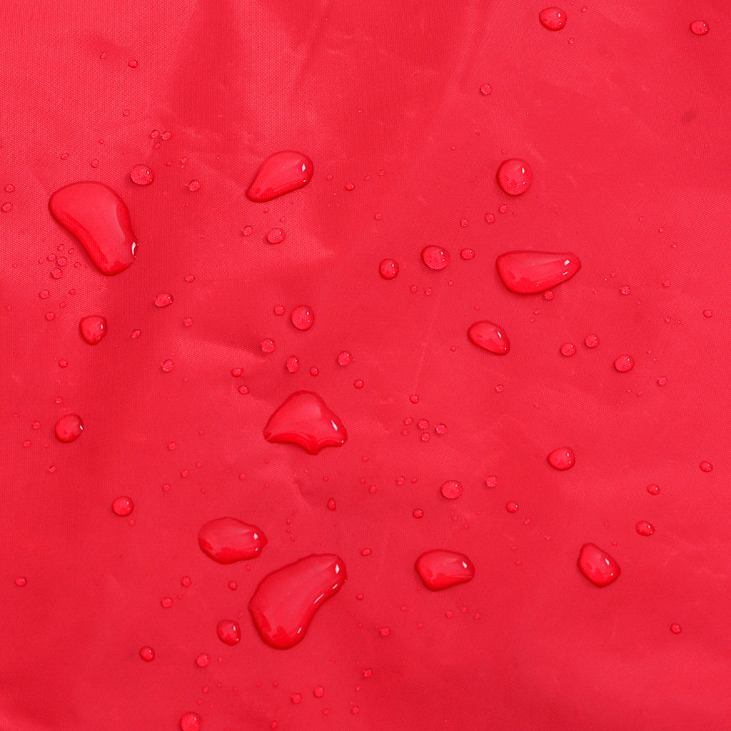 Hunderegnfrakke med refleksstriber polyester 3XL rød