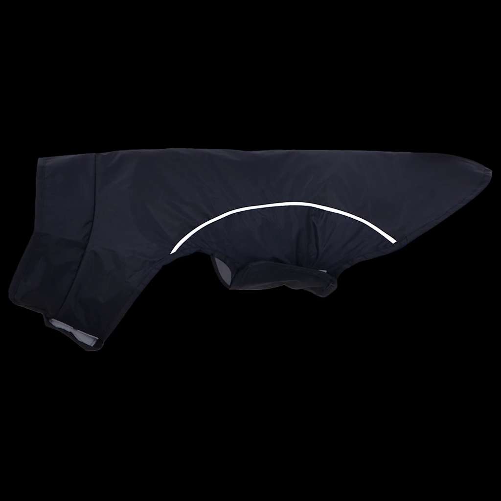 Hunderegnfrakke med refleksstriber polyester XXS marineblå