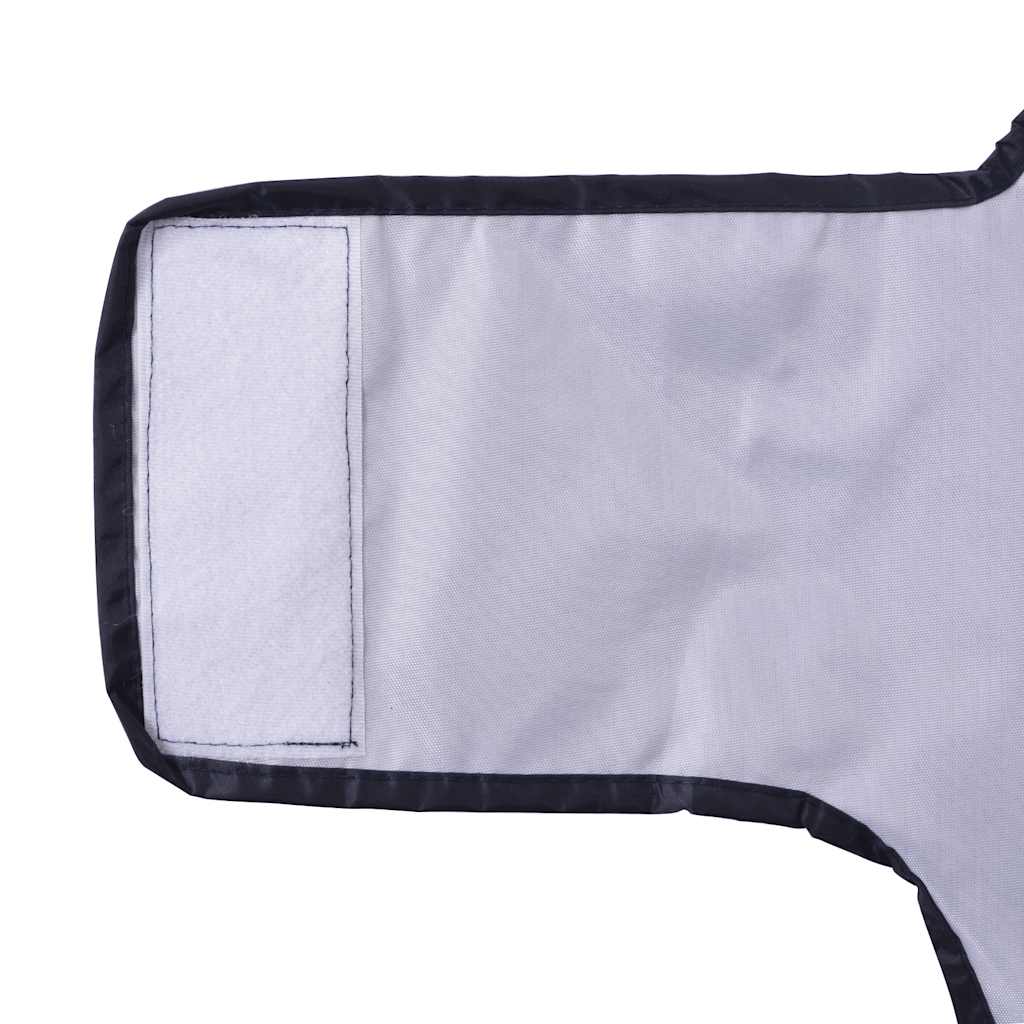 Hunderegnfrakke med refleksstriber polyester XXS marineblå