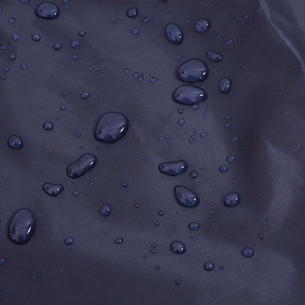 Hunderegnfrakke med refleksstriber polyester XS marineblå
