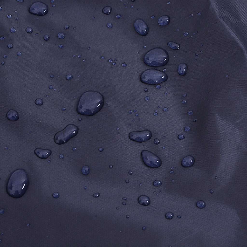 Hunderegnfrakke med refleksstriber polyester 2XL marineblå
