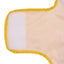 Hunderegnfrakke med refleksstriber polyester M gul
