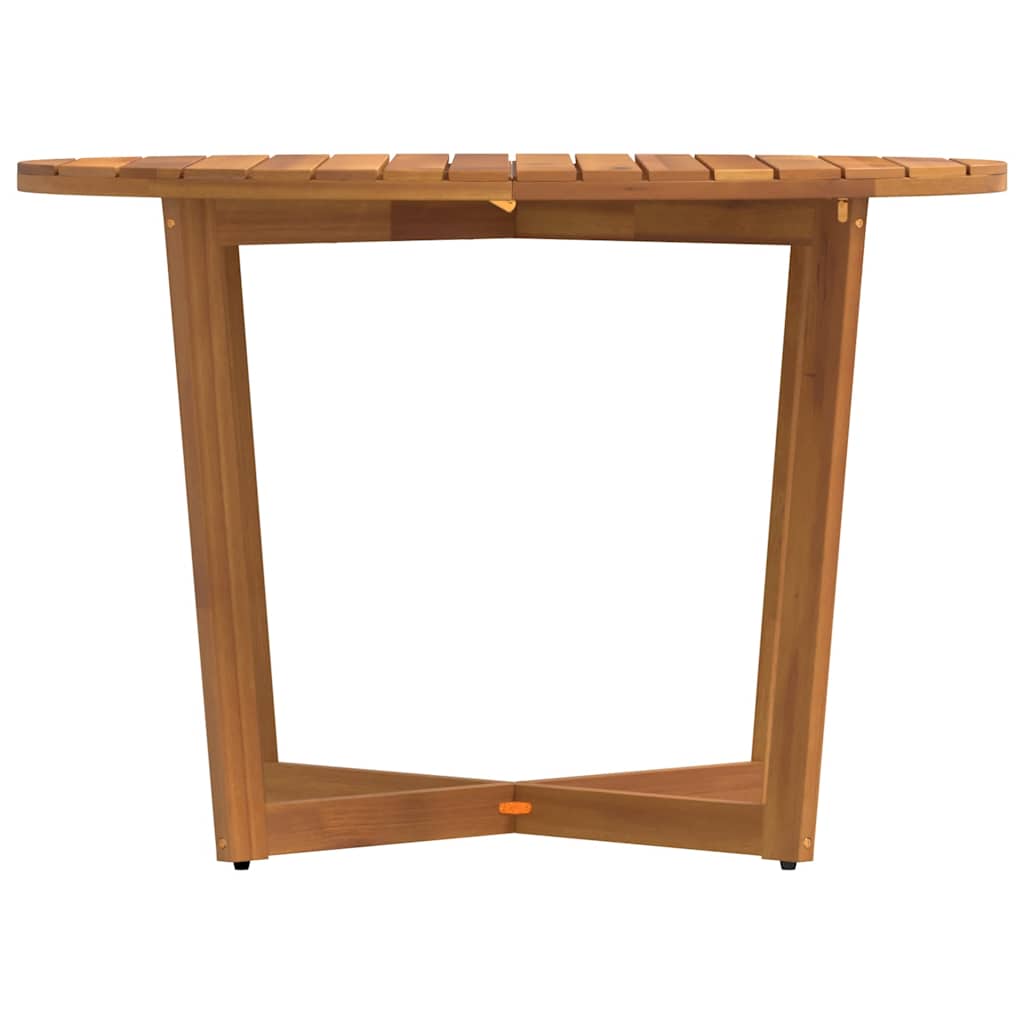 havespisebord rundt Ø110x75 cm massivt træ akacie