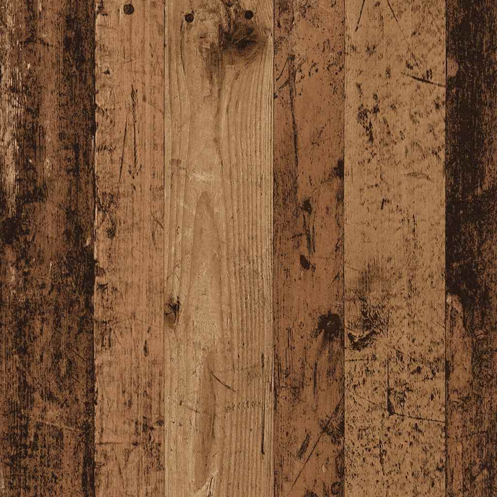 væghængte tv-skabe 6 stk. konstrueret træ antikt træ
