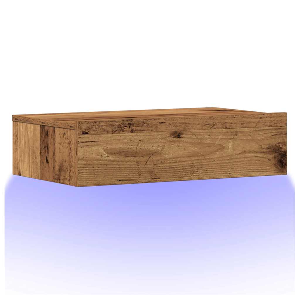 Sengeskab Gammelt Træ 60x35 cm Konstruktionstræ