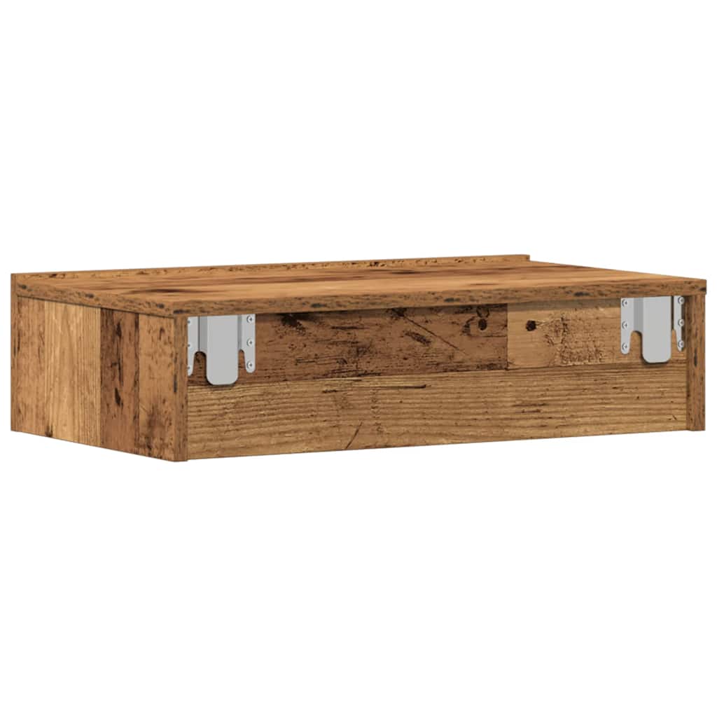 Sengeskab Gammelt Træ 60x35 cm Konstruktionstræ