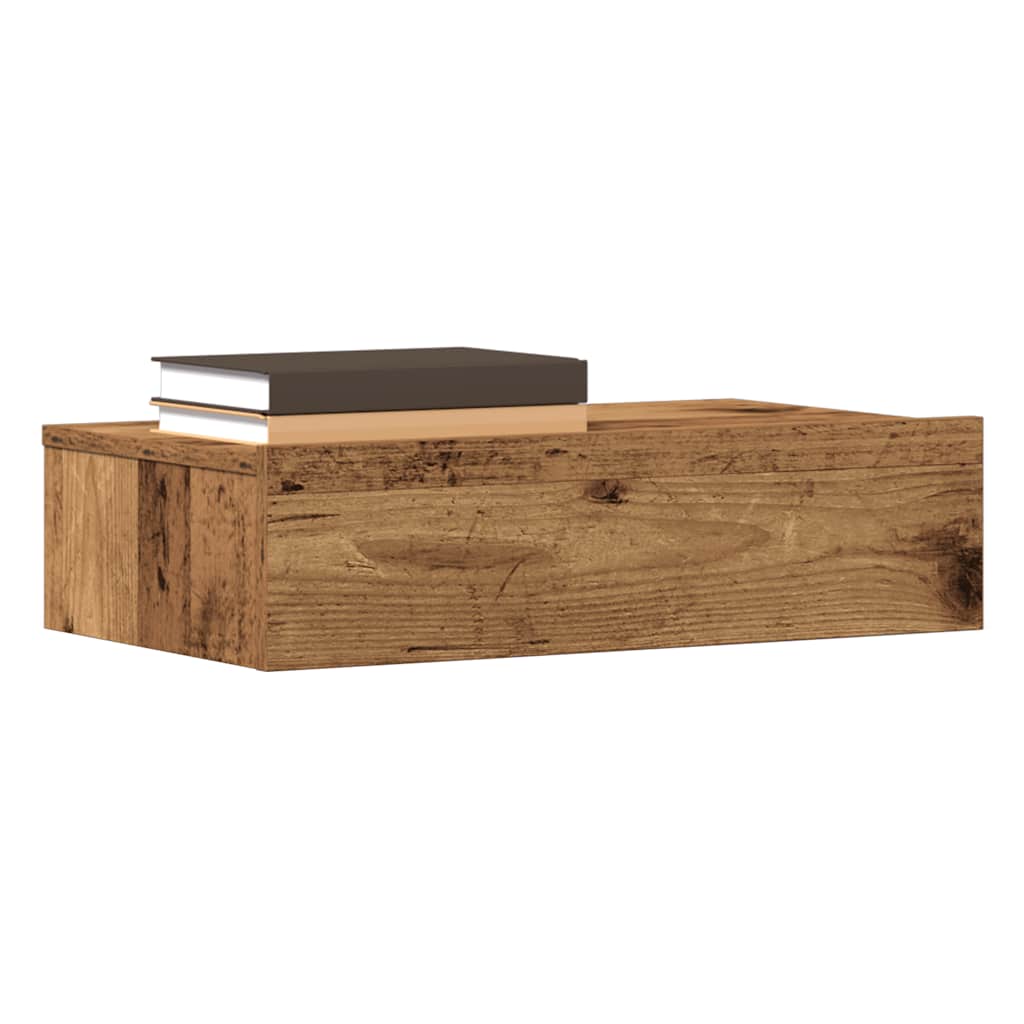 Sengeskab Gammelt Træ 60x35 cm Konstruktionstræ
