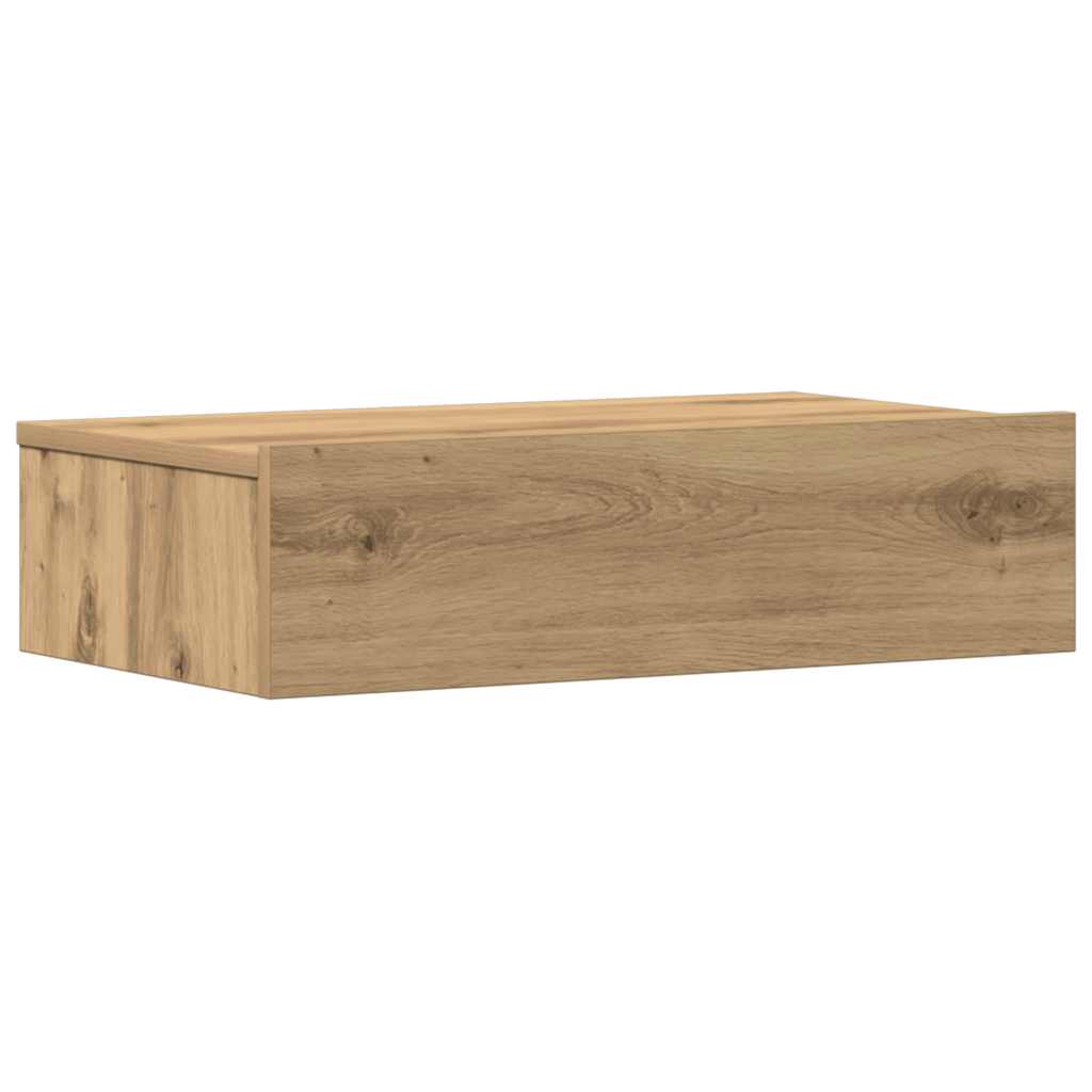 sengebord 60x35 cm konstrueret træ kunsteg