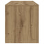sengeborde med LED-lys 2 stk. 60x35x40 cm egetræsfarve