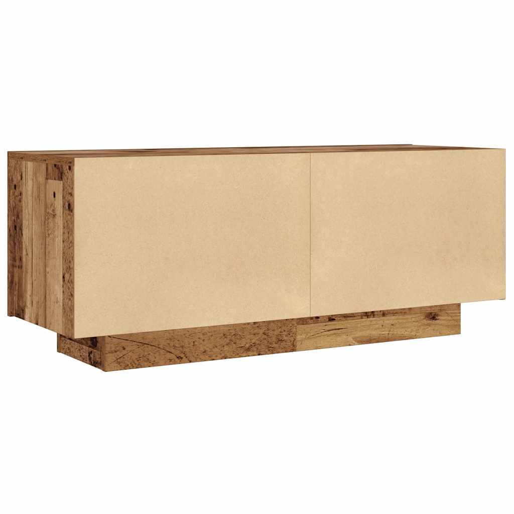 Sengeskab Gammelt Træ 100x35x40 cm Konstruktionstræ