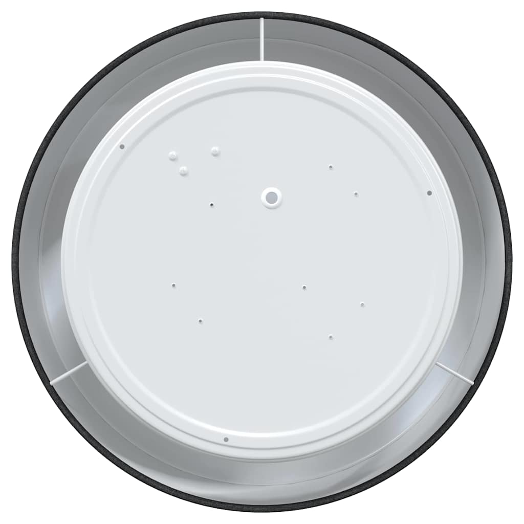Loftlampe med spotlights Sort 30 x 30 x 13,5 cm Stof