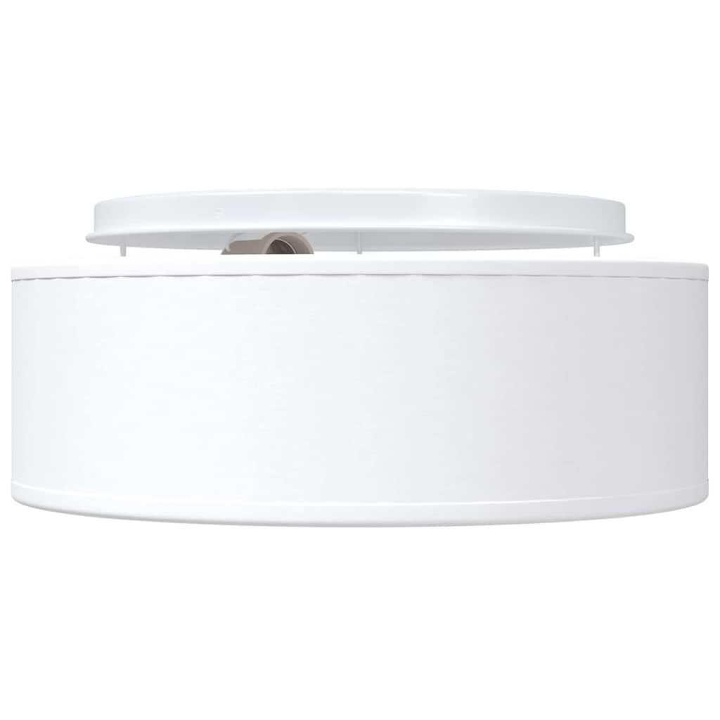 Loftlampe med spotlights Hvid 30 x 30 x 13,5 cm Stof