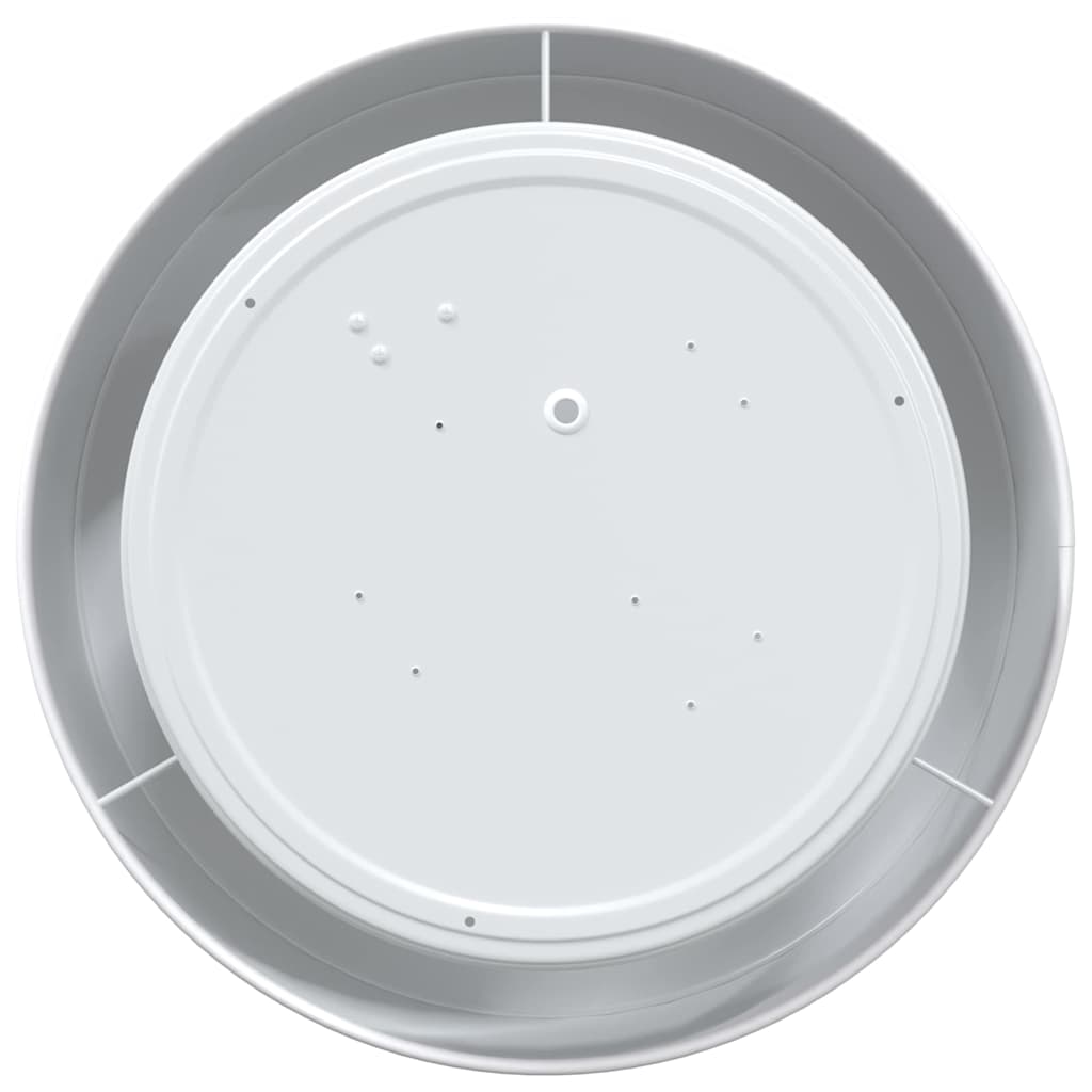 Loftlampe med spotlights Hvid 30 x 30 x 13,5 cm Stof